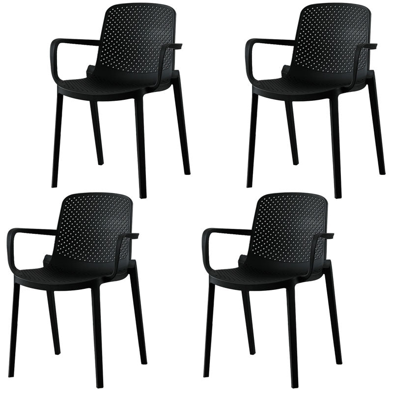 Sillas apilables modernas que cenan los sillones con las piernas plásticas para la cocina