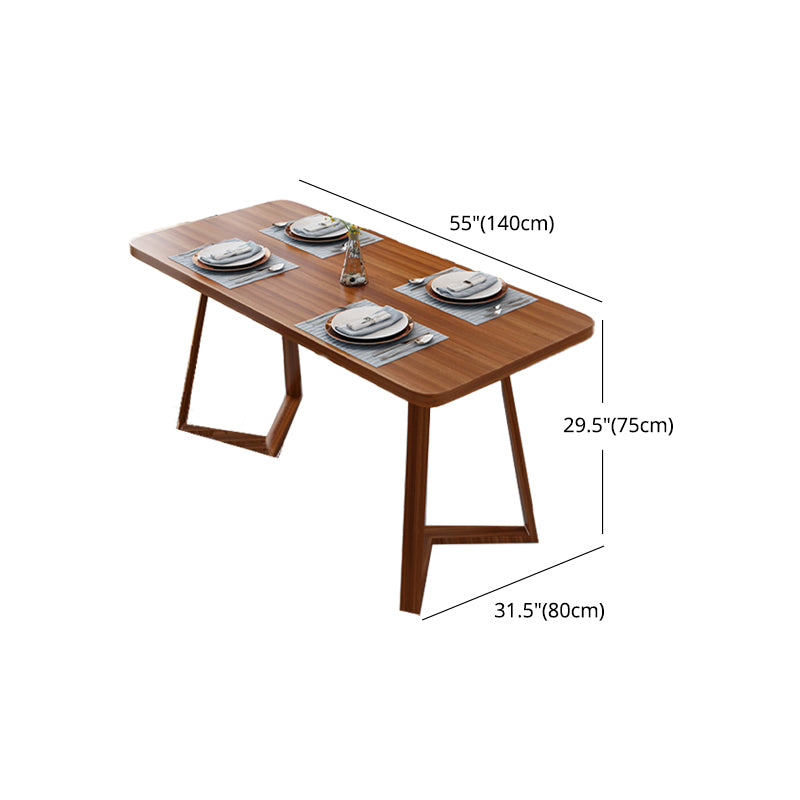 Modern 1/4/5/7 Pieces Dining Set Rectangle Wood Dining Table for Dining Room