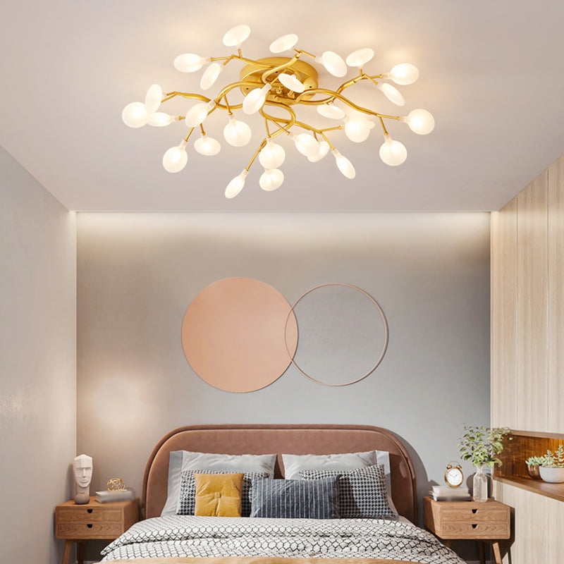 Branche contemporaine Flush Lightture Metal Flush Mount Lights for Living Room