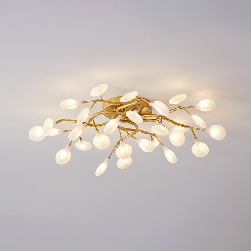 Branche contemporaine Flush Lightture Metal Flush Mount Lights for Living Room