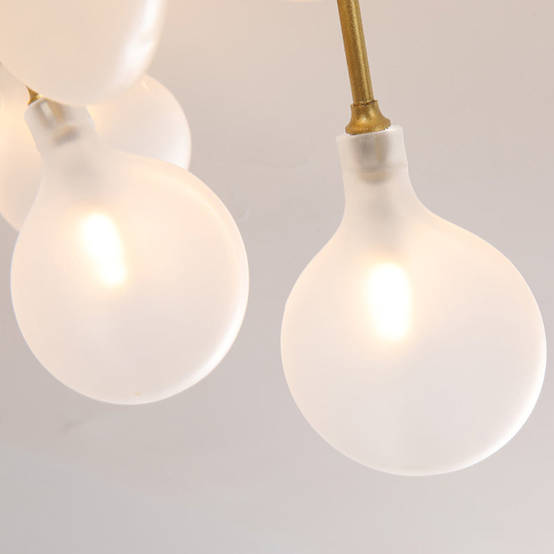 Luz de lámpara de rubor de rama contemporánea luces de montaje de lavado de metal para sala de estar