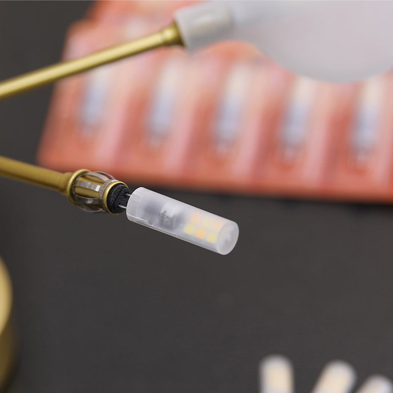 Luz de lámpara de rubor de rama contemporánea luces de montaje de lavado de metal para sala de estar