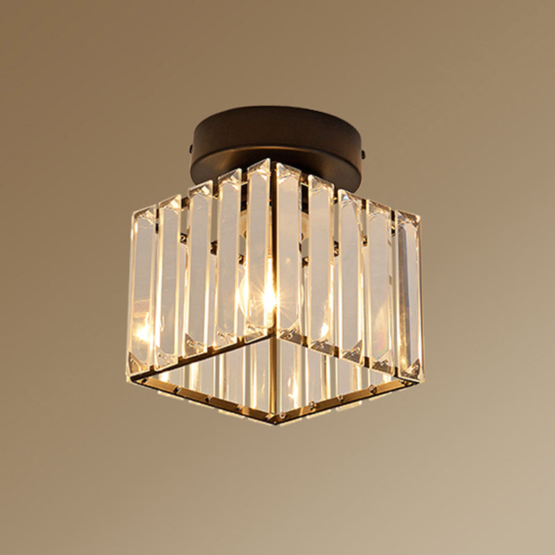 Luminaire à chasse d'eau contemporain Crystal 1 Lumières Lumières à chasse d'eau pour le salon