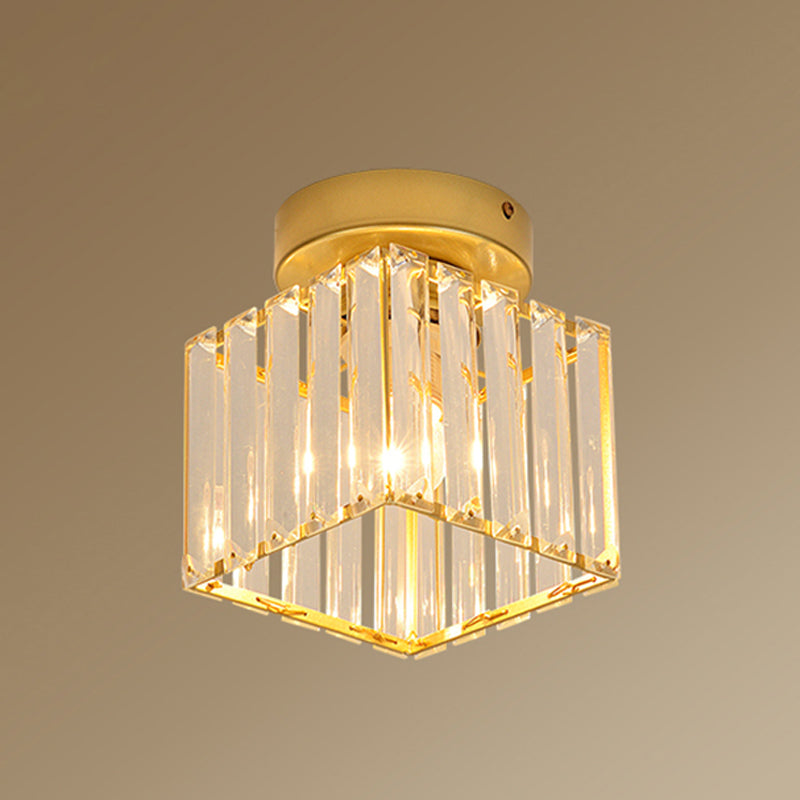 Luminaire à chasse d'eau contemporain Crystal 1 Lumières Lumières à chasse d'eau pour le salon