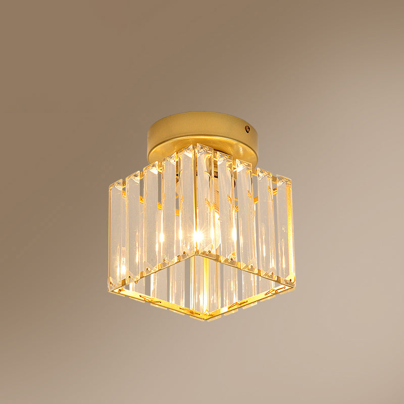 Luminaire à chasse d'eau contemporain Crystal 1 Lumières Lumières à chasse d'eau pour le salon