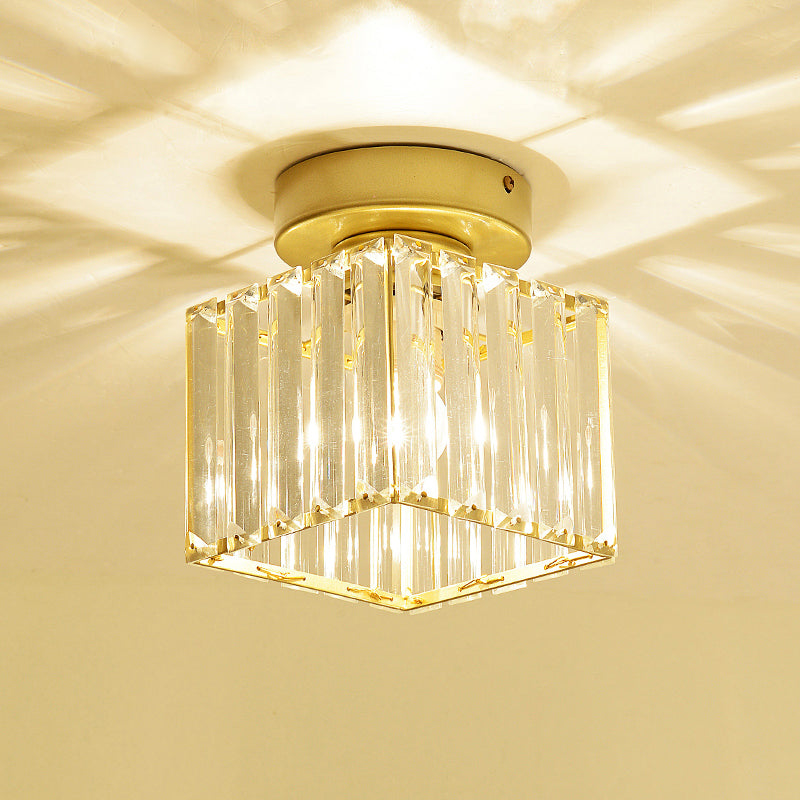 Luminaire à chasse d'eau contemporain Crystal 1 Lumières Lumières à chasse d'eau pour le salon