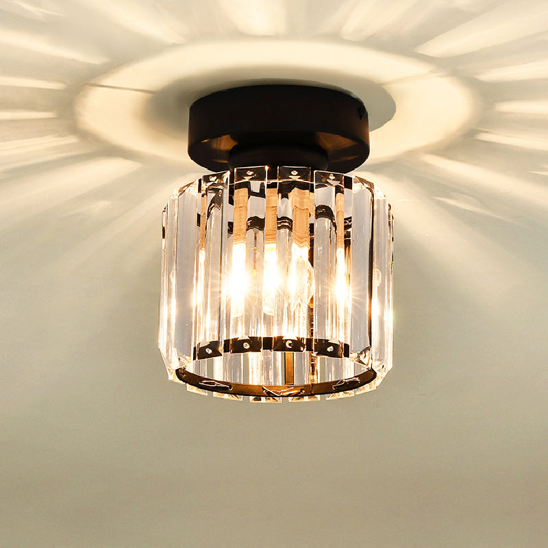 Luminaire à chasse d'eau contemporain Crystal 1 Lumières Lumières à chasse d'eau pour le salon