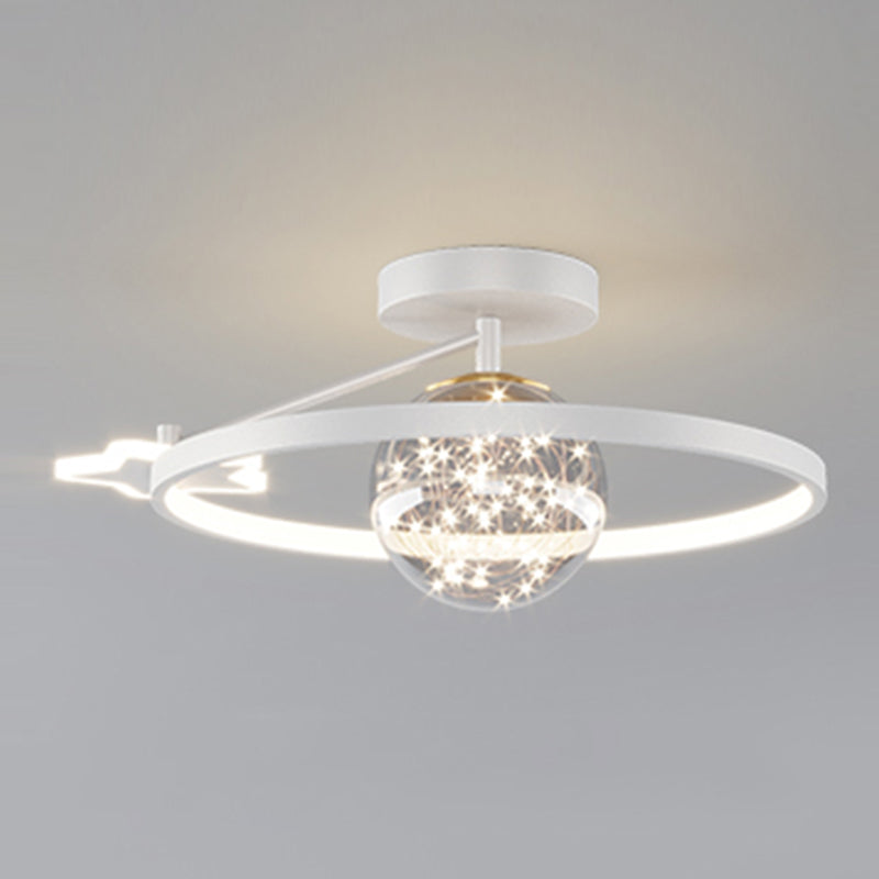 Luz de techo LED de estilo de techo de techo de círculo de metal