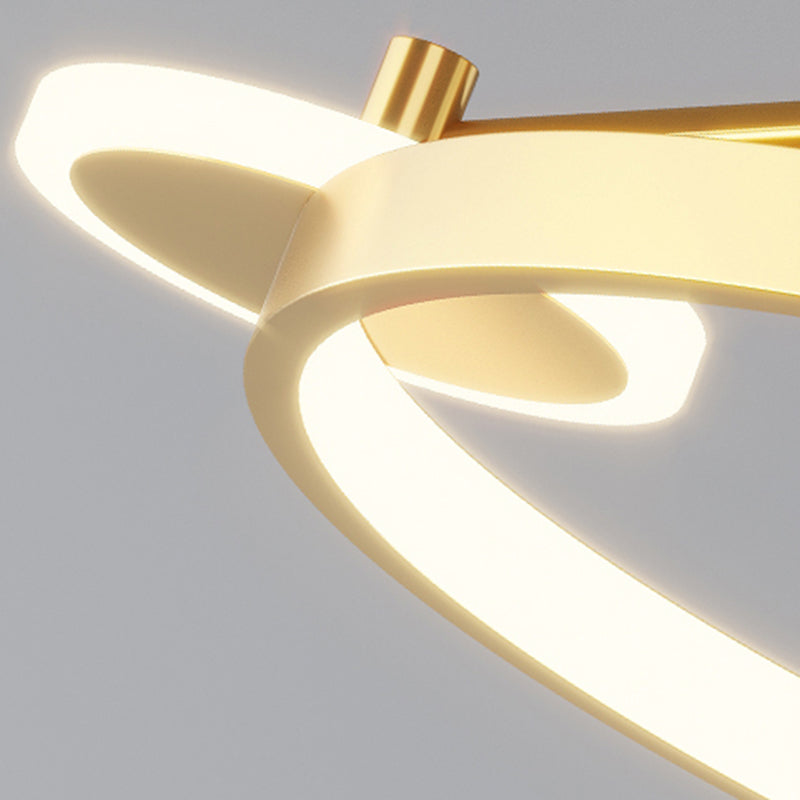 Luz de techo LED de estilo de techo de techo de círculo de metal