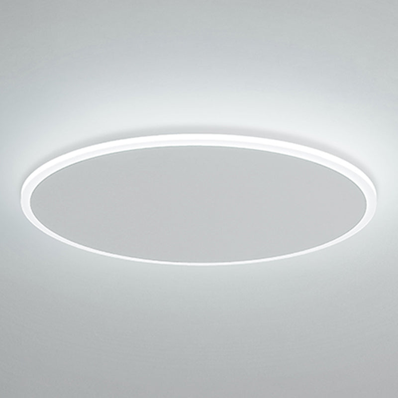 Metal Circular Techo Flush Montaje Luce de techo blanco LED nórdico Lámpara de techo blanco