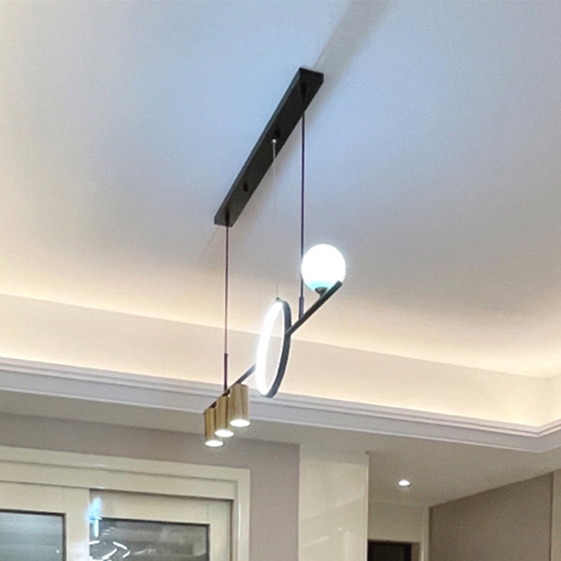 Lámparas de geometría de estilo moderno lámparas de metal lámparas de metal lámparas