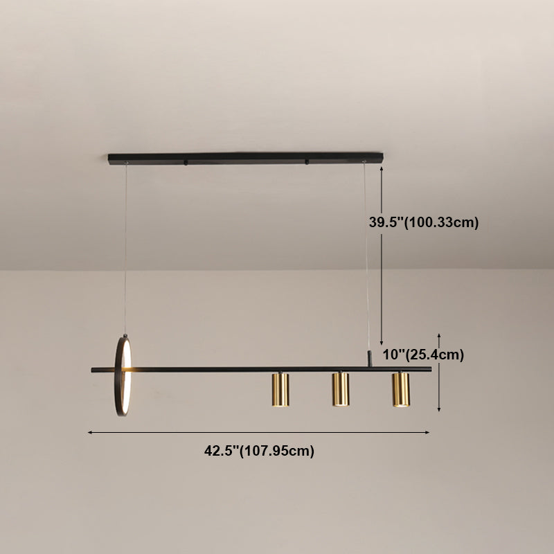 Lámparas de geometría de estilo moderno lámparas de metal lámparas de metal lámparas