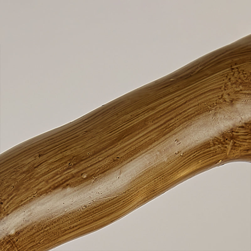 Brown Resin Island Lights Modern Restaurant Multi-Head Restaurant Lamphing con sombra de vidrio de globo