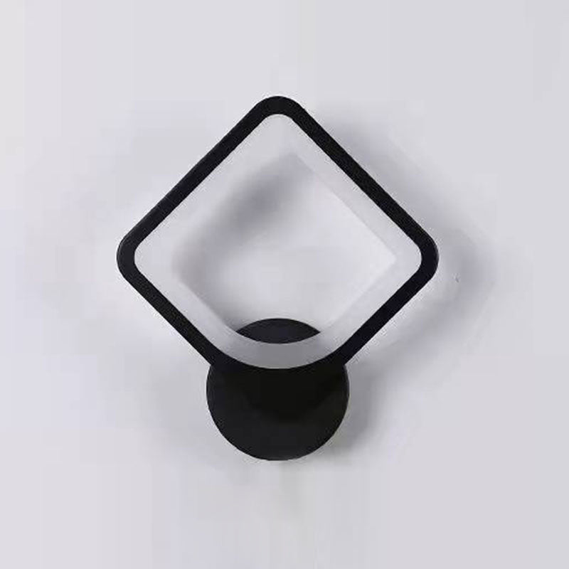 Geometry Shape Wall Lights Kid Style Metal 1 Light Wall Mount Light