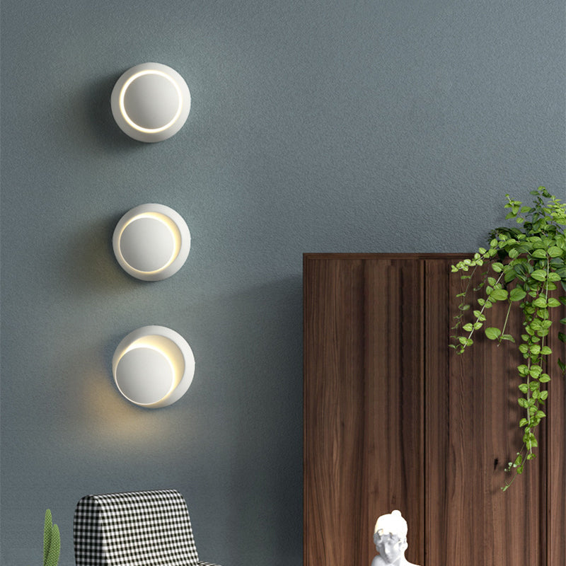 Lámparas de montaje de pared geométrica de estilo moderno 1 luces de pared ligeras