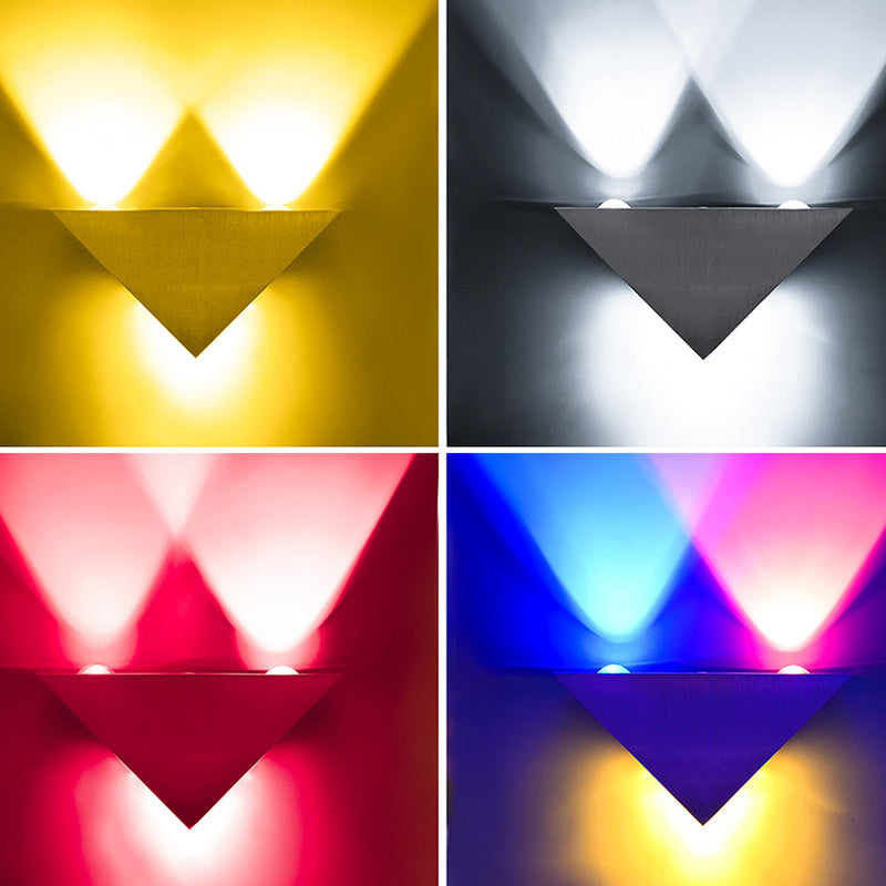 Multi Light Geometry Wall Sconce Modern Style Metal Wall Lighting for Bedroom