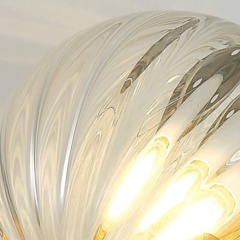 Lámparas de pared de bola de estilo modernas de vidrio 1 lámparas de pared ligeras