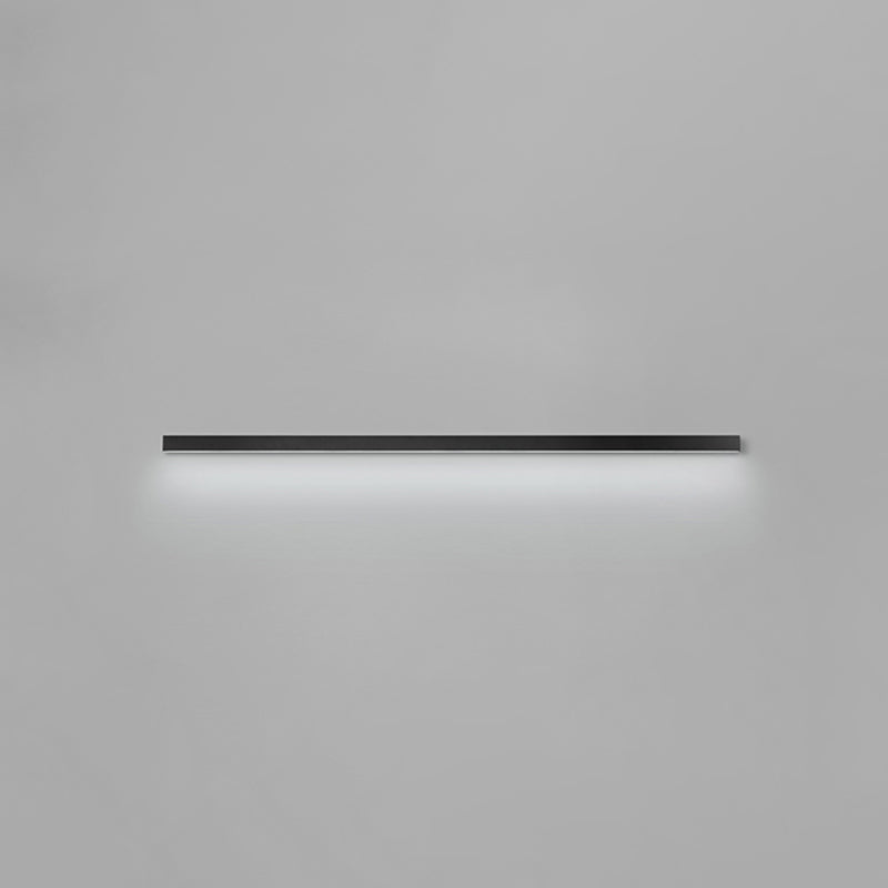 Luz de pared de metal de forma lineal Estilo moderno de 1 luces Luz de pared de 1 luces
