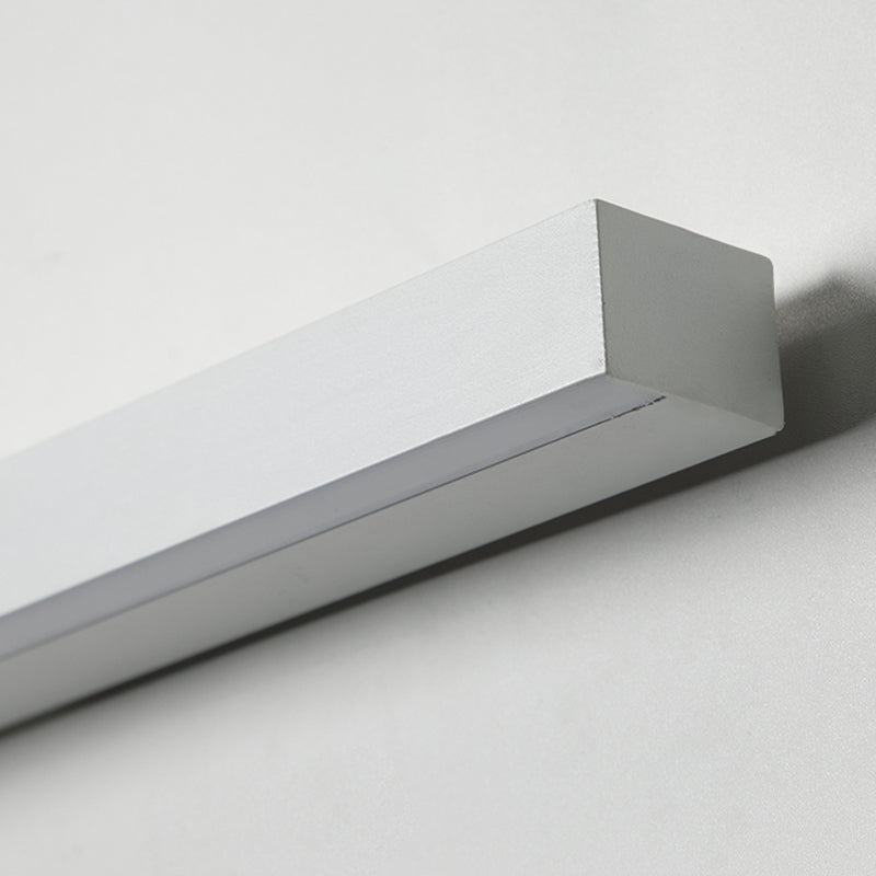 Luz de pared de metal de forma lineal Estilo moderno de 1 luces Luz de pared de 1 luces