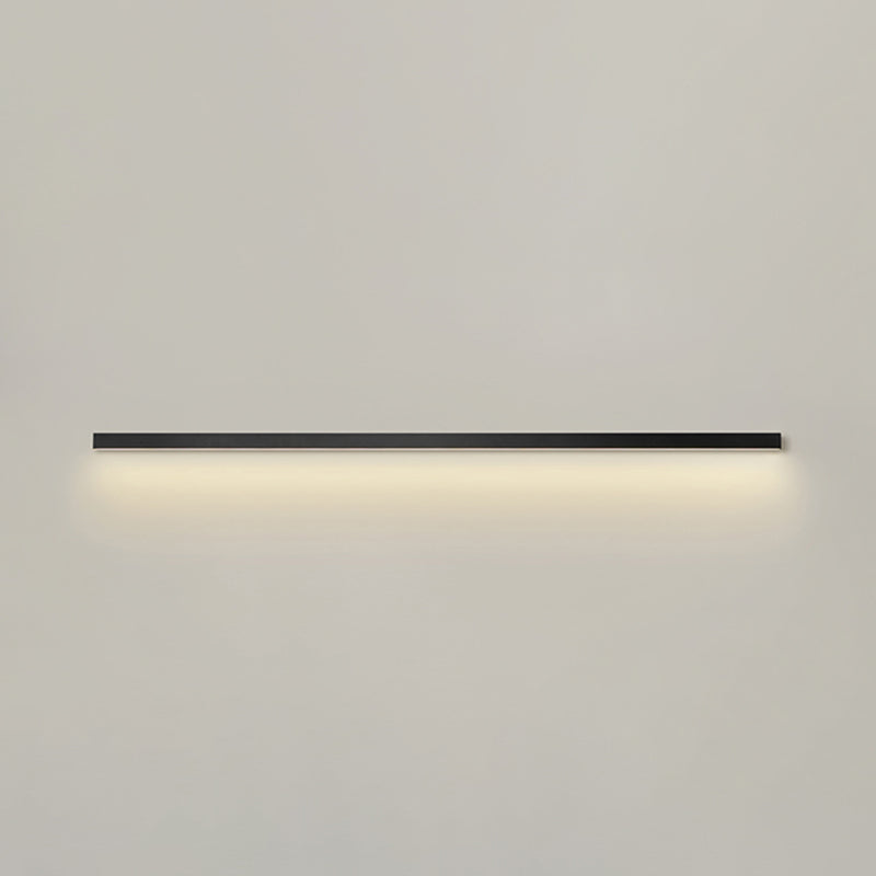 Luz de pared de metal de forma lineal Estilo moderno de 1 luces Luz de pared de 1 luces
