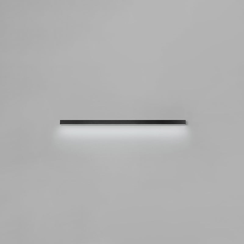 Luz de pared de metal de forma lineal Estilo moderno de 1 luces Luz de pared de 1 luces