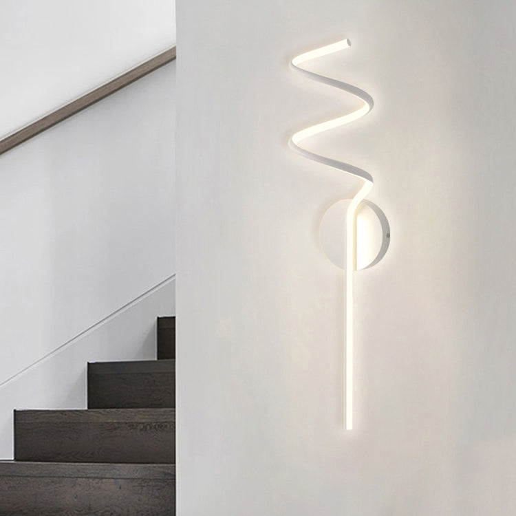 Metal Square Shape Wall Light Modern Style 1 Light Wall Mount Light