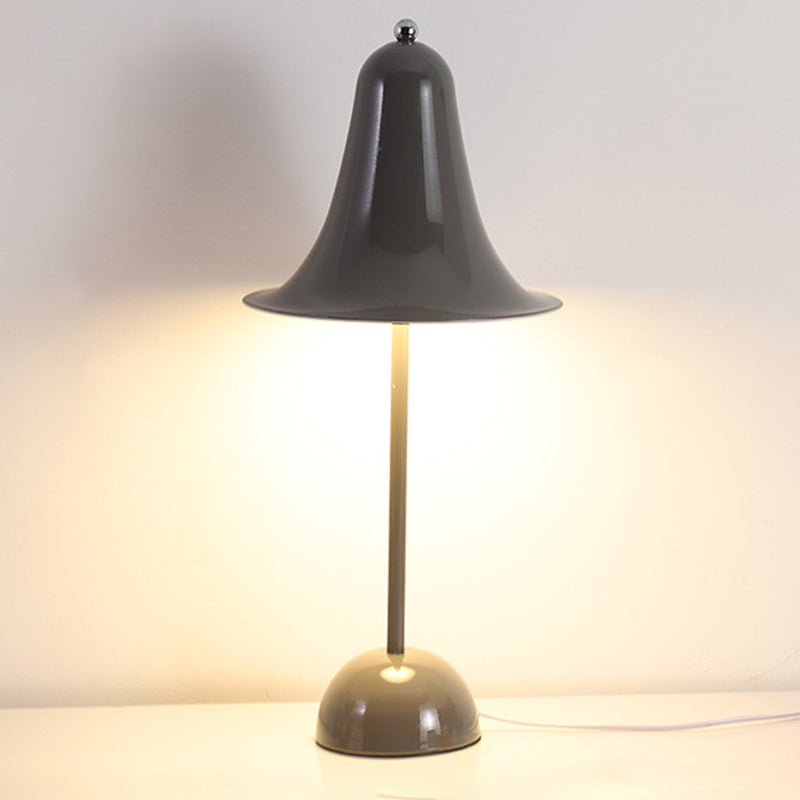 Bell Shape Table Lamp Modern Style Metal Single Light Night Table Lamp