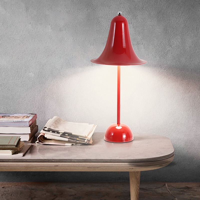 Bell Shape Table Lamp Modern Style Metal Single Light Night Table Lamp