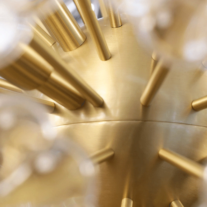 Glass Decorative Chandelier Modern Flower Shape Light for Restaurant and Hotel