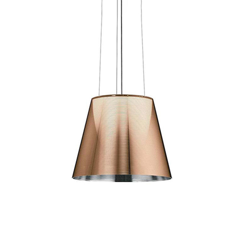 1 Light Barrel Hanging Pendant Modern Style Metal Hanging Lighting for Living Room