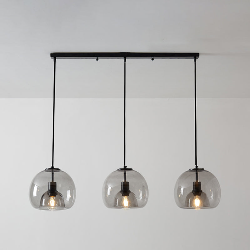 Multi -Licht sphärisch hängende Anhänger moderne Glashängung Licht für Wohnzimmer