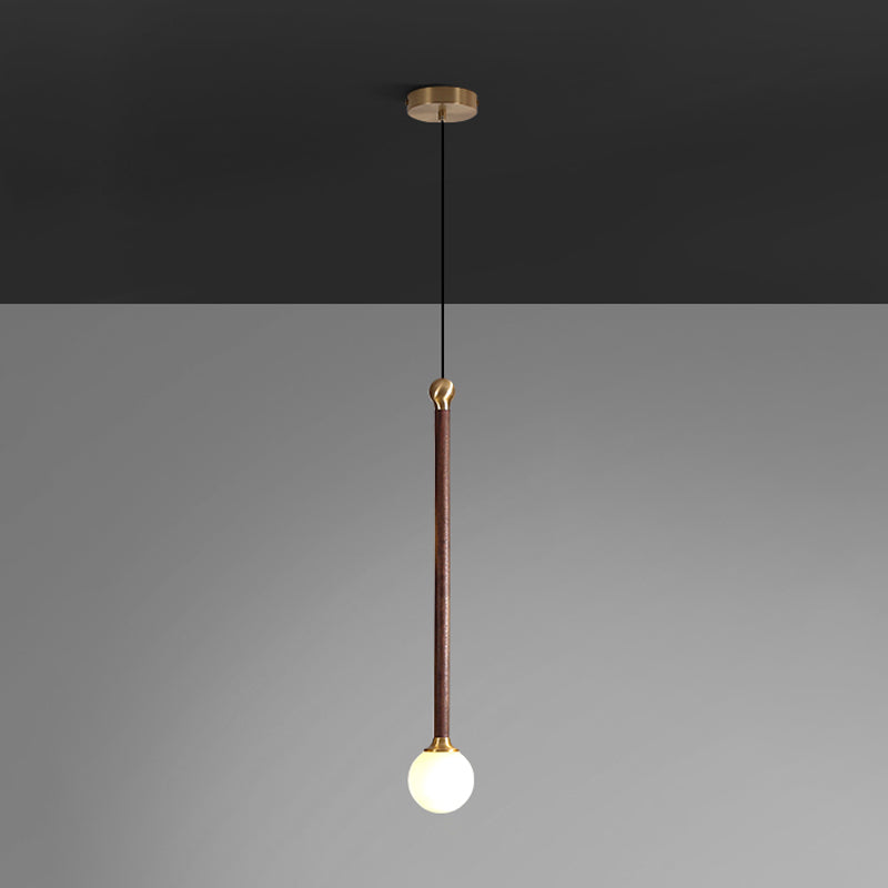 Multi -Light -kugelhaltiger Anhänger moderner Holzhängung Licht für Wohnzimmer
