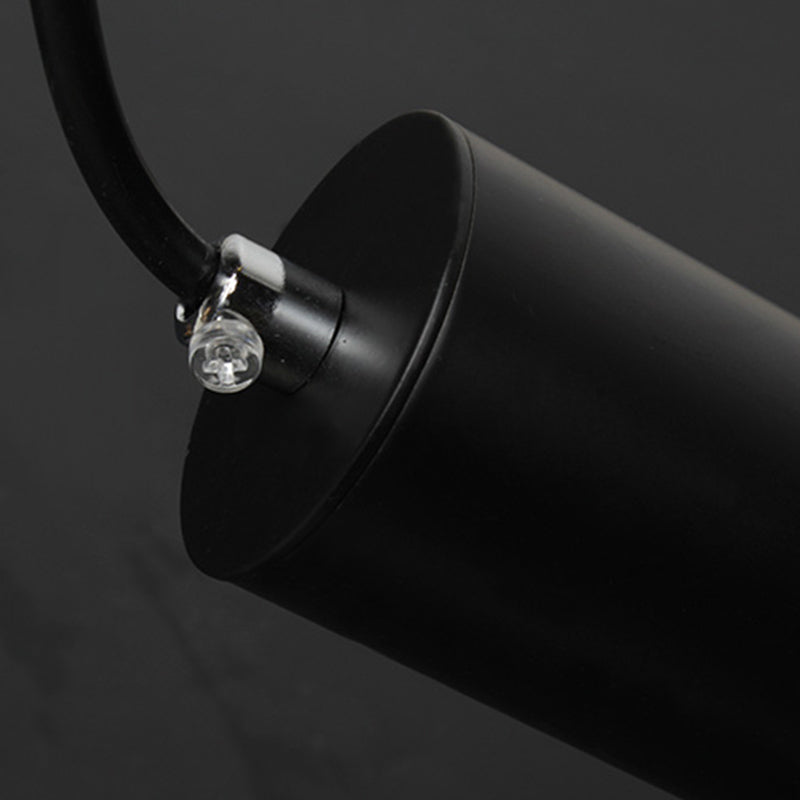 Forme cylindrique Métal Hanging Light Moderne Style 1 Lumière Lumière Lumière