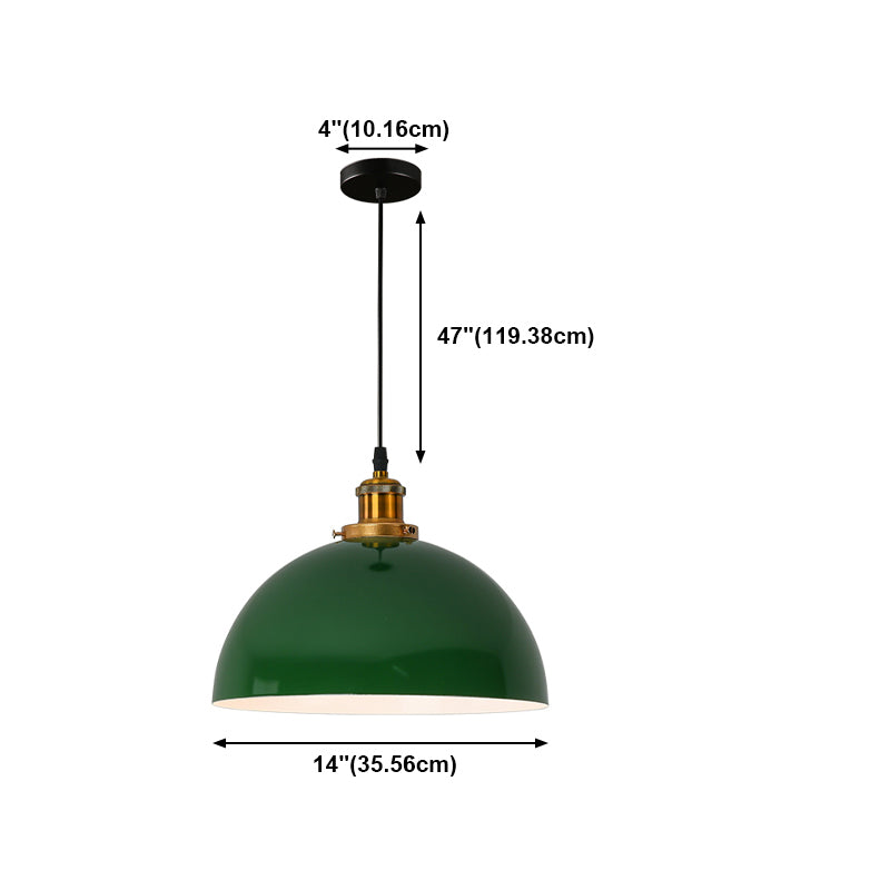 1 Light Geometrische Suspension Anhänger Industrial Style Metal Down Lighting