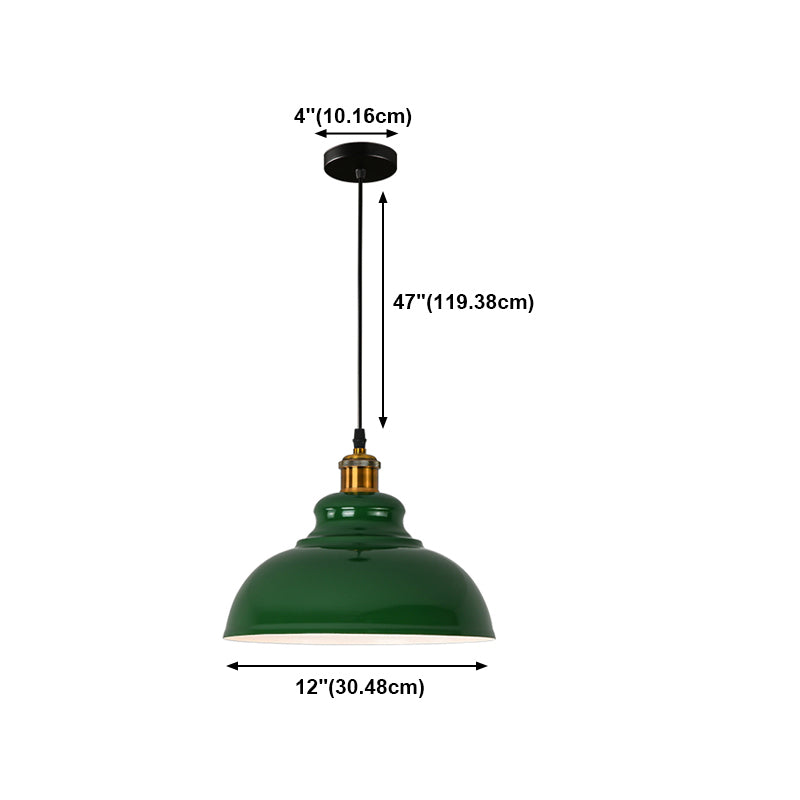 1 Light Geometrische Suspension Anhänger Industrial Style Metal Down Lighting