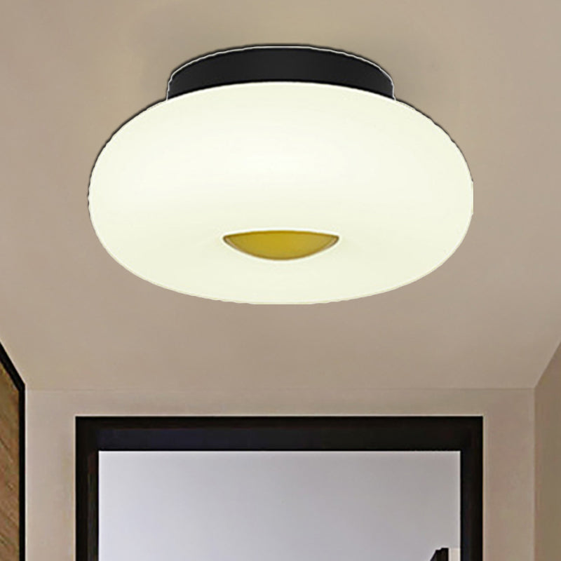 Lumo del soffitto semi -filo circolare bianco 1/3/5 teste lampada a soffitto acrilico contemporanea per soggiorno