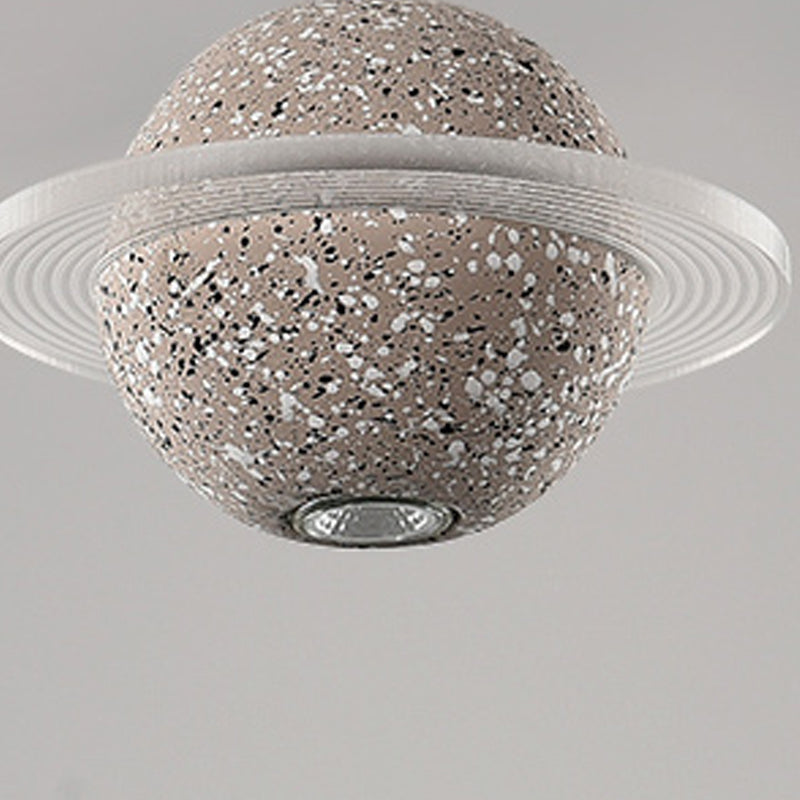 Bille de forme ciment suspendu moderne style multiples luminaires suspendus