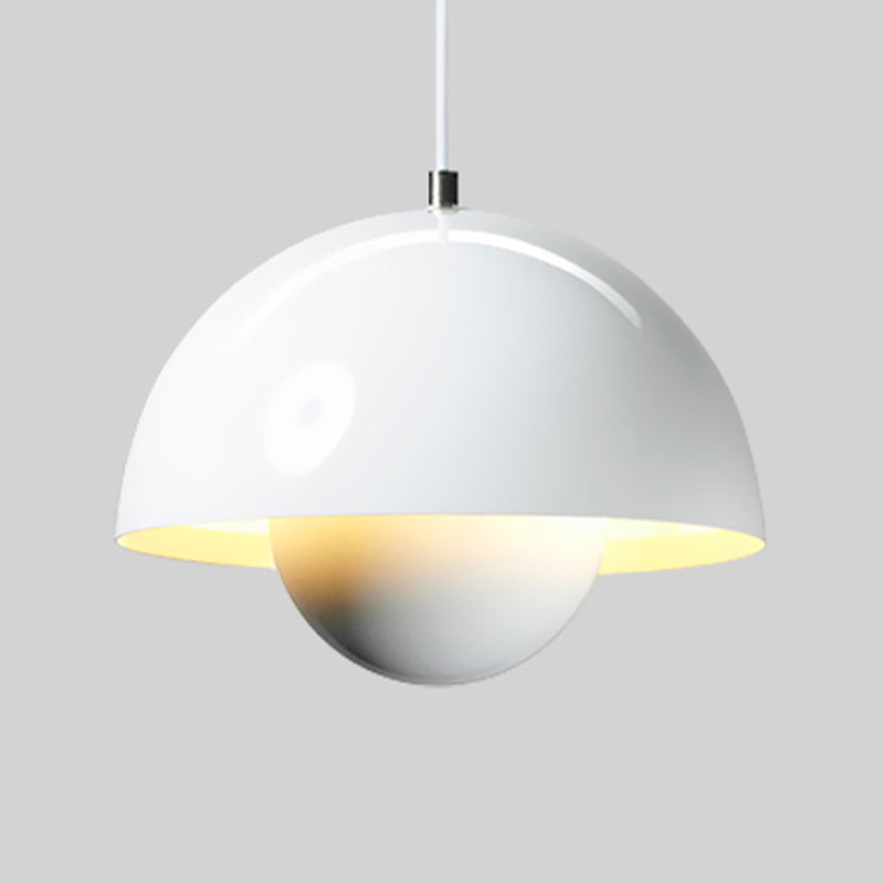 Round Shape Metal Hanging Light Nordic Macarons 1-Light Hanging Light Fixtures