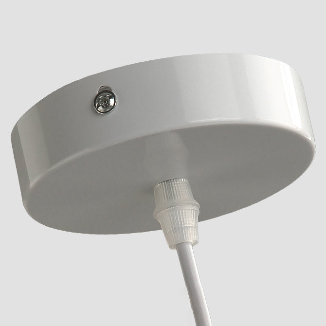 Métal rond Métal Macarons nordiques 1-Light Hanging Lighttures