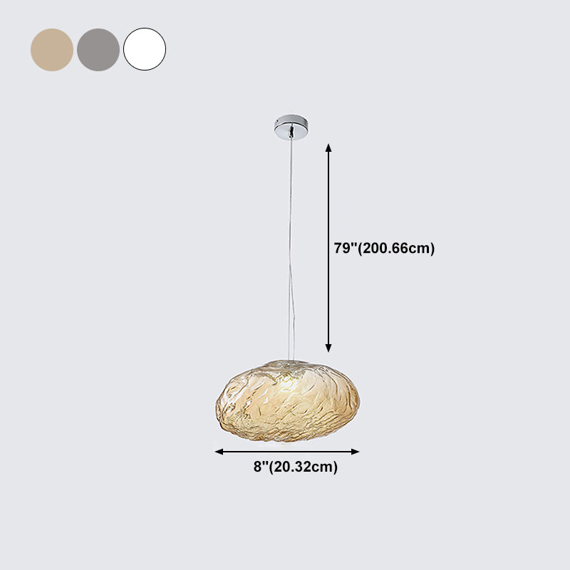 Style moderne suspendu éclairage de pendentif en verre créatif pour le salon