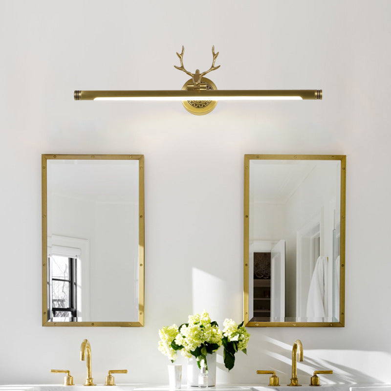 Postmodern Style Strip Shape Wall Sconce Metal Sconce Light for Bathroom
