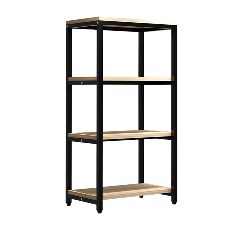 Metal Etagere Bookcase Industrial Open Back Book Shelf with Shelves for Office and Home