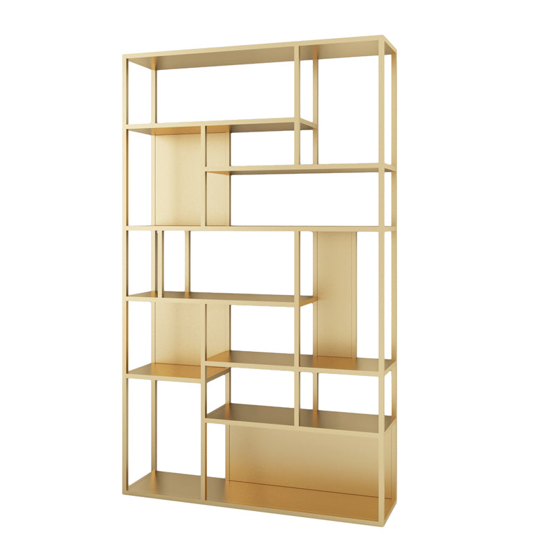 Modern Style Metal Bookshelf Open Etagere Shelf Bookcase for Office