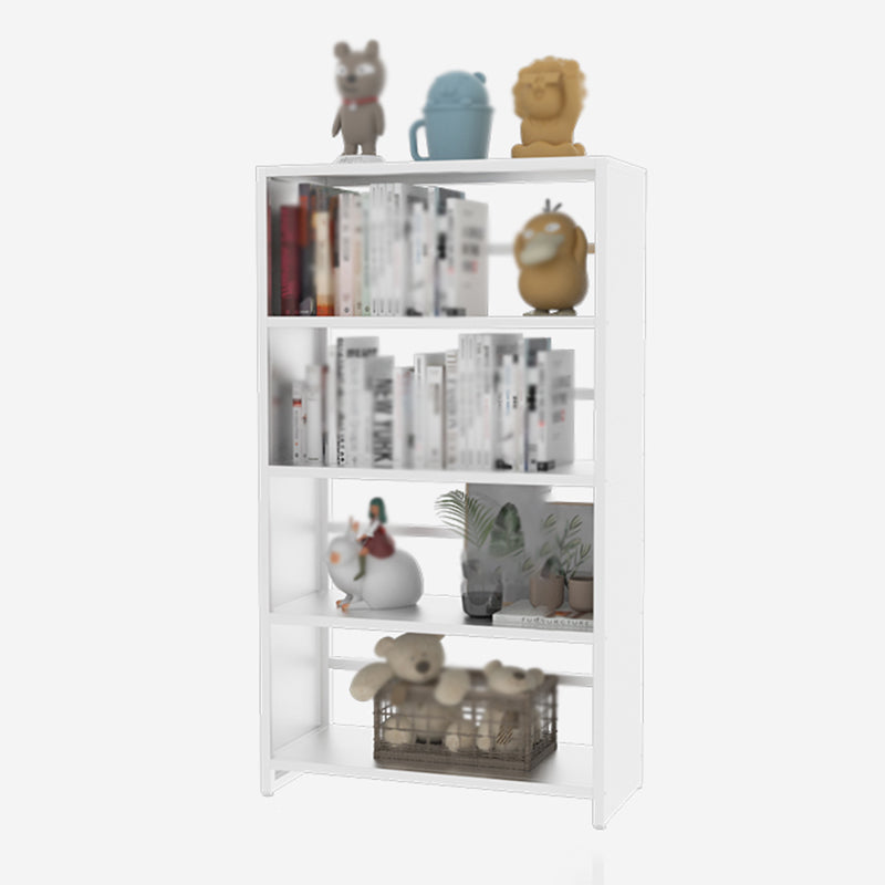 Modern Metal Bookshelf Open Shelf Bookcase with Rectangular Shelves