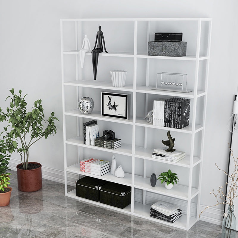 Minimalist Style Open Shelf Bookcase with Rectangular Shelve