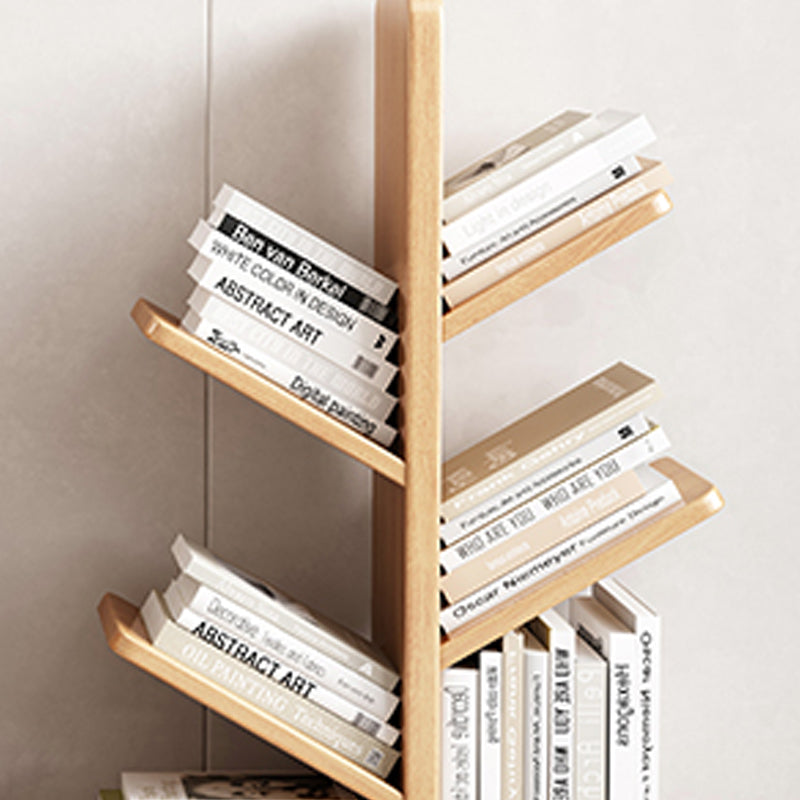 Zeitgenössischer Etagere Bücherregal Holz Open Back Bookshelp für Zuhause