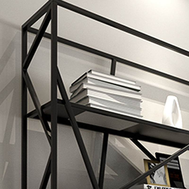 Open Metal Etagere Bookcase Contemporary Rectangular Shelf Bookcase