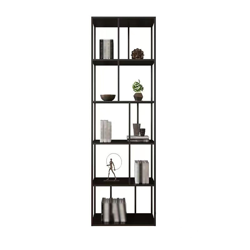 Modern Style Metal Bookshelf Open Shelf Bookcase for Study Room