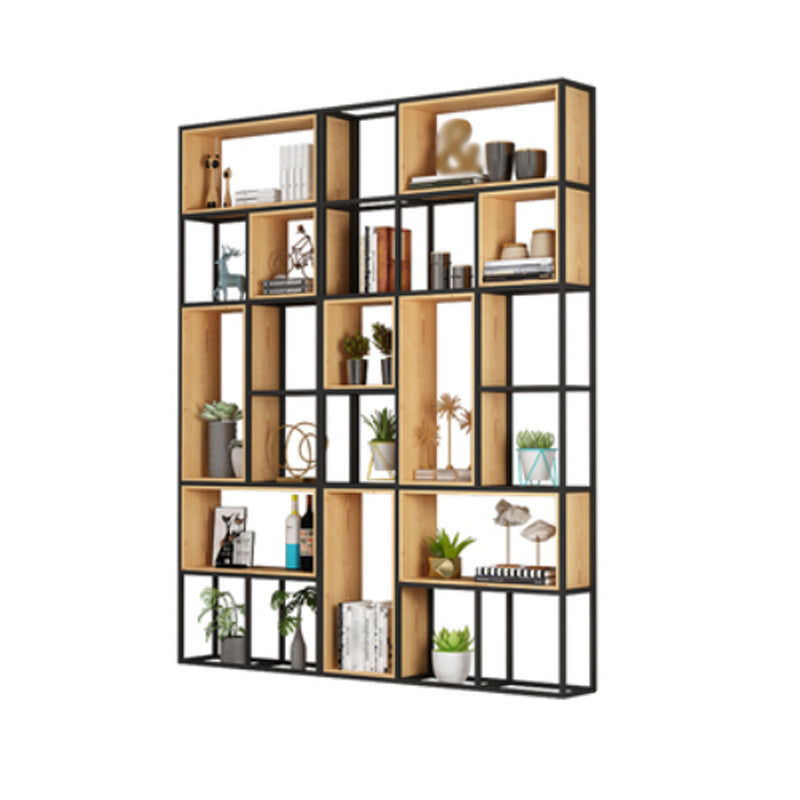 Open Etagere Bookcase Modern Style Shelf Bookcase with Shelves