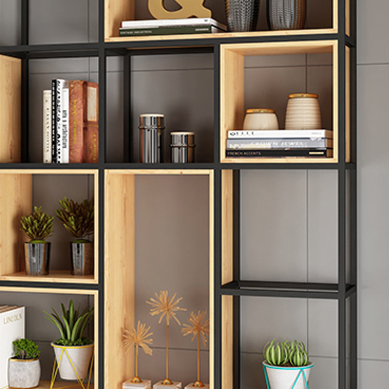 Open Etagere Bookcase Modern Style Shelf Bookcase with Shelves